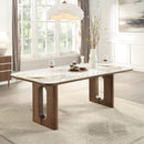Harvey - Dining Table With Ceramic Top - Walnut by Unique Piece Furniture