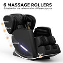 Massage Chair Recliner With Zero Gravity With Full Body Air Pressure - Black by HouseOfZazla