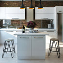 Simeon - Multifunctional Metal Stool With Wood Seat by Unique Piece Furniture