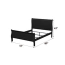 Louis Philippe Sleigh Style Bed