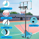 Kids Basketball Hoop Adjustable 5.6-7ft with Wheels