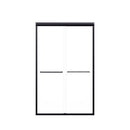 Modern Semi Frameless Double Sliding Shower Door by HouseOfZazla