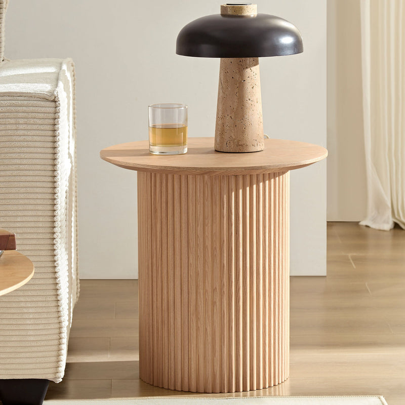 Walker Edison | Fluted Side Accent Table