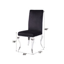 Fabiola Upholstered Stainless Steel Dining Chair by HouseOfZazla