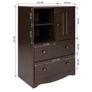 23.2" Wide 2 - Drawer Storage Cabinet