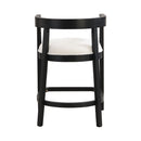 Modern Rubberwood Counter Stool Set With Upholstered Seats by HouseOfZazla