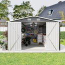 Campcraft Outdoor Storage Shed 10x14 FT with 3 Lockable Doors by HouseOfZazla