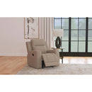 Slater - Upholstered Recliner Chair With Manual Recline - Taupe by HouseOfZazla