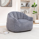Beanbag Chair, Beanbag Sofa Chair With Armrests Stuffed High Density Foam by Unique Piece Furniture