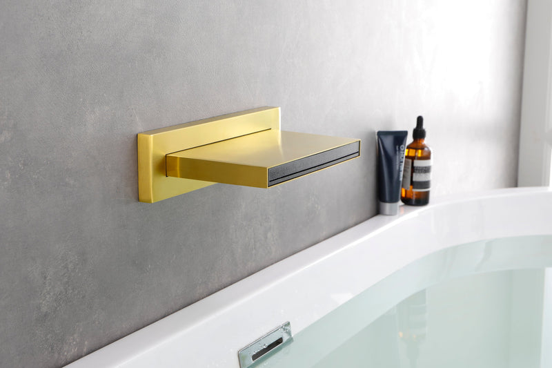 Shower Waterfall Waterfall Tub Faucet Wall Mount Tub Filler Spout For Bathroom sink Multiple Uses High Flow Bathtub shower Cascade Waterfall