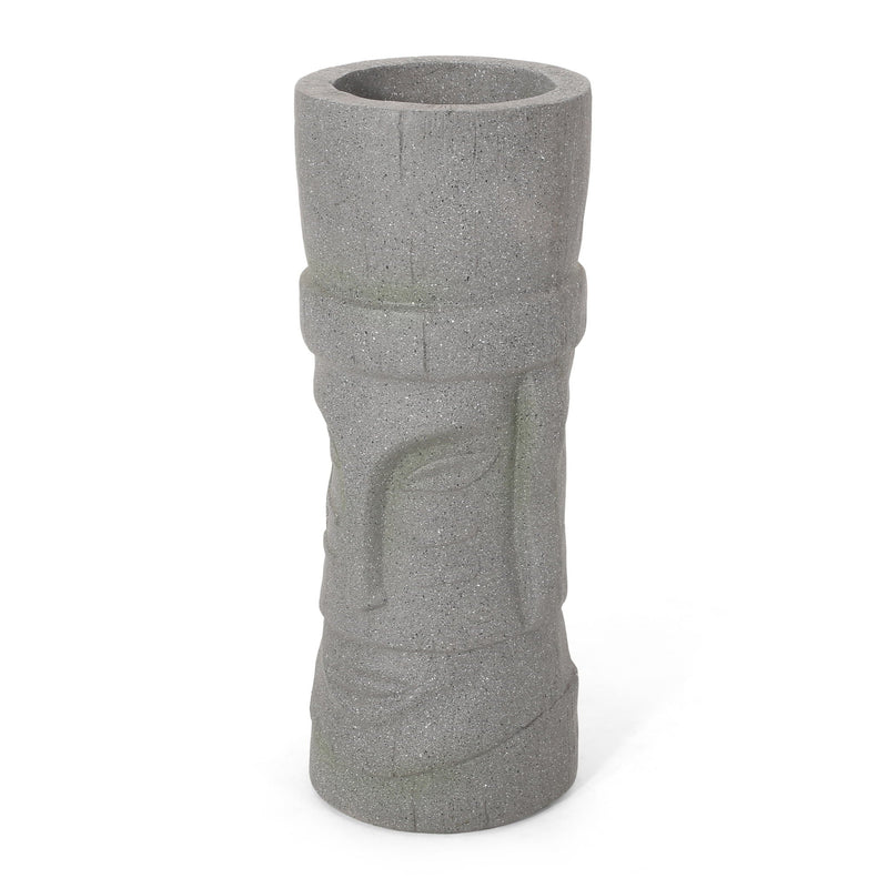 Classic Flower Planter With Magnesium Oxide Material - Stone Gray, photo 6 of 13
