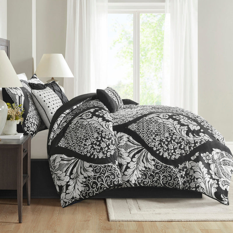 7 Piece Cotton Printed Comforter Set, photo 2 of 10