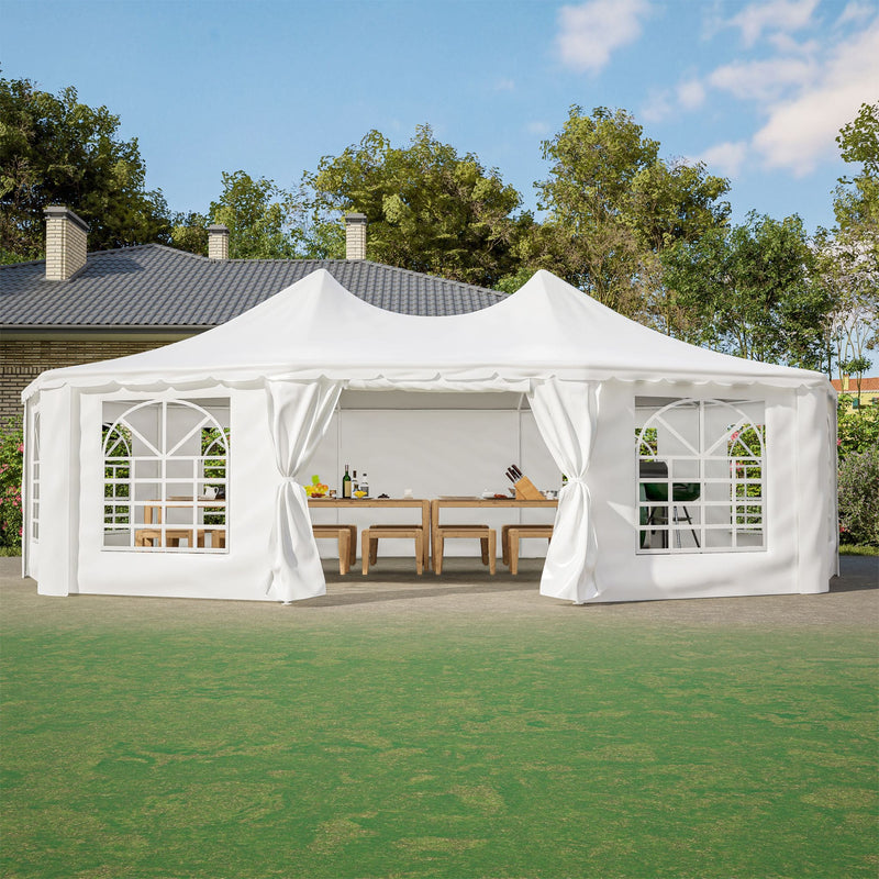 [29X21FT] Extra Large Heavy-Duty Outdoor Waterproof Party, Wedding Tent With Steel Frame (SAK53821)