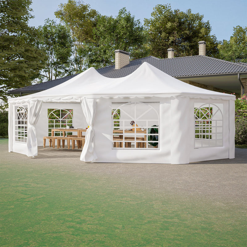 [29X21FT] Extra Large Heavy-Duty Outdoor Waterproof Party, Wedding Tent With Steel Frame (SAK53821)