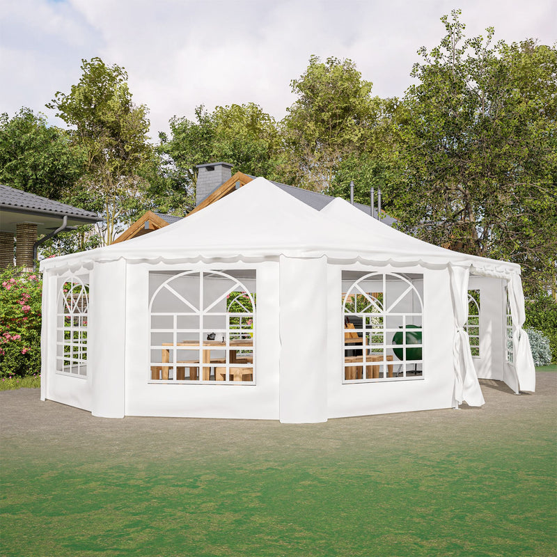 [29X21FT] Extra Large Heavy-Duty Outdoor Waterproof Party, Wedding Tent With Steel Frame (SAK53821)