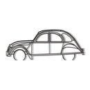 1966 2CV Metal Car Wall Art - MT0080