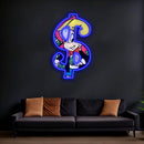 UV Printed Neon Richie Rich , Richie RichNeon Wall Art, Neon Light Sign, Custom Neon Sign, UV Print Neon Sign,Acrylic Neon Sign,Neon Gifts