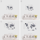 2D Wooden World Map Nordik