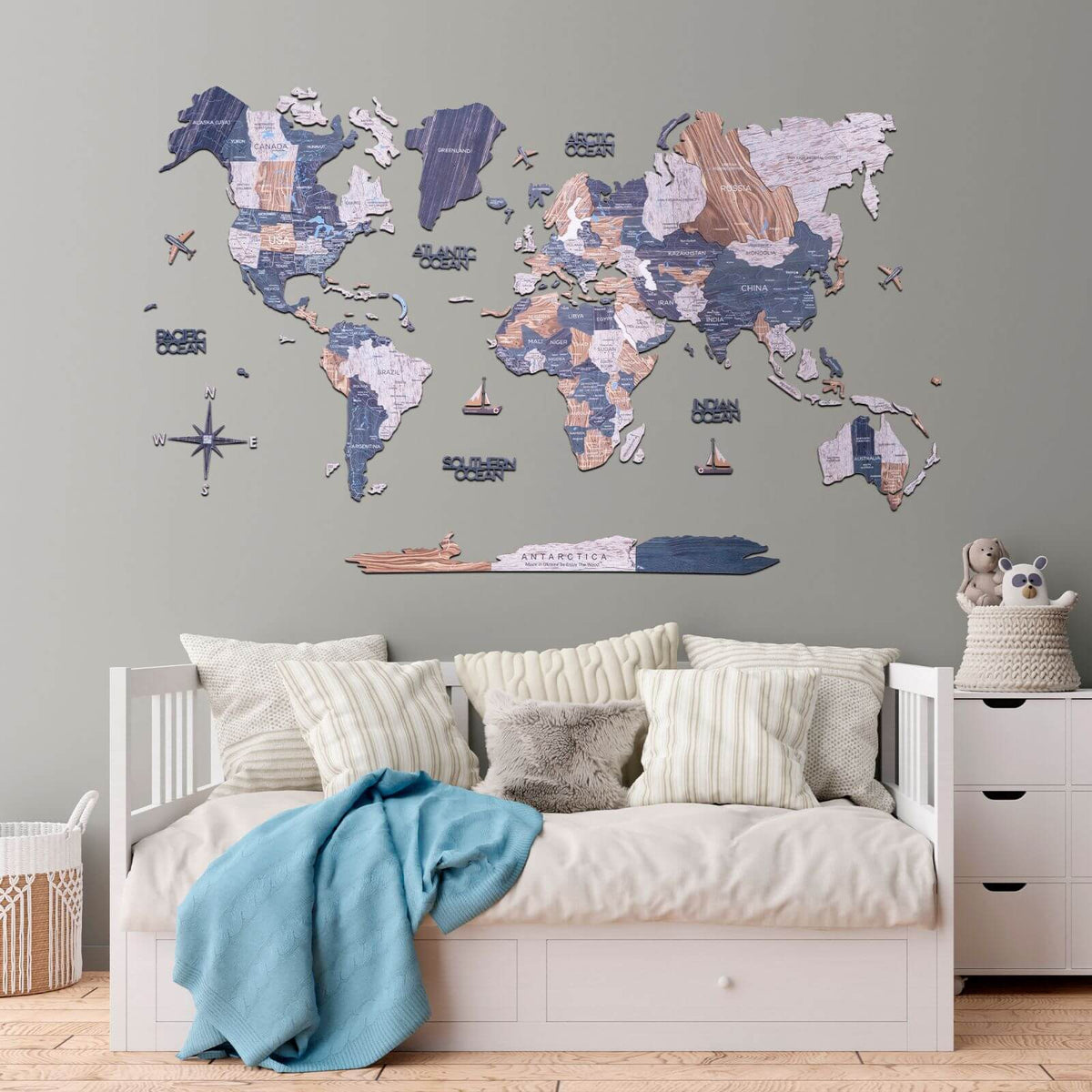 2D Wooden World Map Mystery, photo 9 of 10