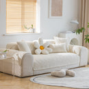 Quilted Geometric Cotton Sofa Cover, Non-Slip & Thick Padded Furniture Covers