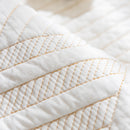 Quilted Geometric Cotton Sofa Cover, Non-Slip & Thick Padded Furniture Covers