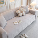 Modern Slipcovers Geometric Textured Stretchable Sofa Cover for Couch with Chaise by Slipcover KAS™