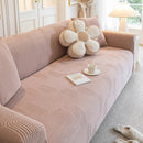 Modern Slipcovers Geometric Textured Stretchable Sofa Cover for Couch with Chaise by Slipcover KAS™