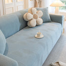 Modern Slipcovers Geometric Textured Stretchable Sofa Cover for Couch with Chaise by Slipcover KAS™