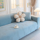 Modern Slipcovers Geometric Textured Stretchable Sofa Cover for Couch with Chaise by Slipcover KAS™