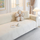 Modern Slipcovers Geometric Textured Stretchable Sofa Cover for Couch with Chaise by Slipcover KAS™