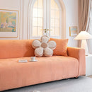 Modern Slipcovers Geometric Textured Stretchable Sofa Cover for Couch with Chaise by Slipcover KAS™