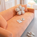 Modern Slipcovers Geometric Textured Stretchable Sofa Cover for Couch with Chaise by Slipcover KAS™