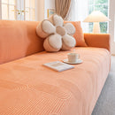 Modern Slipcovers Geometric Textured Stretchable Sofa Cover for Couch with Chaise by Slipcover KAS™