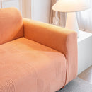 Modern Slipcovers Geometric Textured Stretchable Sofa Cover for Couch with Chaise by Slipcover KAS™