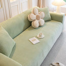 Modern Slipcovers Geometric Textured Stretchable Sofa Cover for Couch with Chaise by Slipcover KAS™