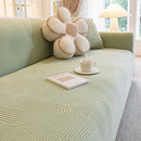 Modern Slipcovers Geometric Textured Stretchable Sofa Cover for Couch with Chaise by Slipcover KAS™