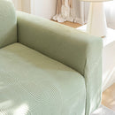 Modern Slipcovers Geometric Textured Stretchable Sofa Cover for Couch with Chaise by Slipcover KAS™