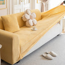 Modern Slipcovers Geometric Textured Stretchable Sofa Cover for Couch with Chaise by Slipcover KAS™