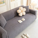 Modern Slipcovers Geometric Textured Stretchable Sofa Cover for Couch with Chaise by Slipcover KAS™