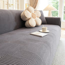 Modern Slipcovers Geometric Textured Stretchable Sofa Cover for Couch with Chaise by Slipcover KAS™
