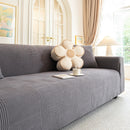Modern Slipcovers Geometric Textured Stretchable Sofa Cover for Couch with Chaise by Slipcover KAS™