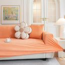 Modern Slipcovers Geometric Textured Stretchable Sofa Cover for Couch with Chaise by Slipcover KAS™