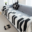 Cozy Chenille Dynamic Notes Sectional Couch Cover Blanket, Perfect Couch Throw Covers for Pets