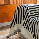 Boho Stripe Sectional Couch Cover Soft Chenille Sofa Slipcovers Blanket on The Sofa for Living Room by Slipcover KAS™