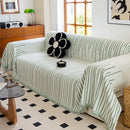Boho Striped Jacquard Throw Sofa Slipcover Chenille Sofa Throws for Couches for Pets Kids Home Decor
