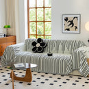 Boho Striped Jacquard Throw Sofa Slipcover Chenille Sofa Throws for Couches for Pets Kids Home Decor by Slipcover KAS™