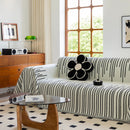 Boho Striped Jacquard Throw Sofa Slipcover Chenille Sofa Throws for Couches for Pets Kids Home Decor by Slipcover KAS™
