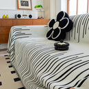 Boho Striped Jacquard Throw Sofa Slipcover Chenille Sofa Throws for Couches for Pets Kids Home Decor by Slipcover KAS™