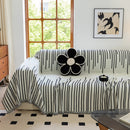 Boho Striped Jacquard Throw Sofa Slipcover Chenille Sofa Throws for Couches for Pets Kids Home Decor by Slipcover KAS™