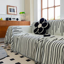 Boho Striped Jacquard Throw Sofa Slipcover Chenille Sofa Throws for Couches for Pets Kids Home Decor by Slipcover KAS™